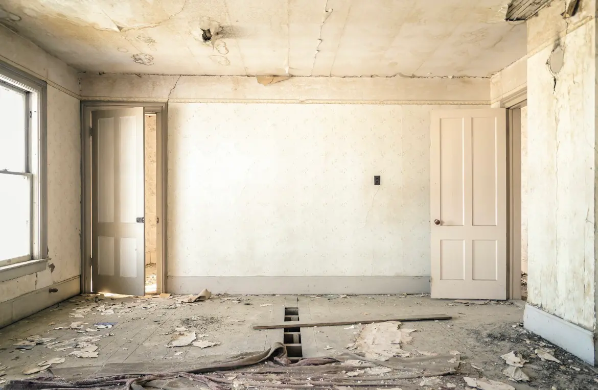 Waste disposal crew managing a cleanout project in North Catasauqua